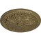 Ekena Millwork Swindon Ceiling Medallion (Fits Canopies up to 2 7/8"), 16 7/8"OD x 1 1/2"P, Mississippi Mud Crackle CM16SWMMC - alternate 4